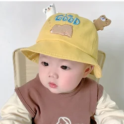 Gorro pescador con orejas y motivos animales para bebé