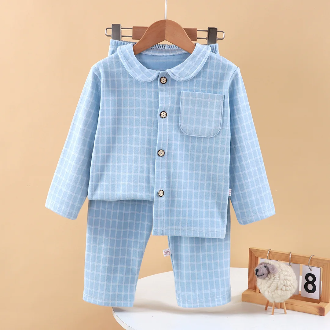 Pijama de terciopelo cálido para niño – Manga larga invierno - imagen 3