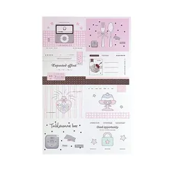 Pegatinas coreanas para scrapbooking y manualidades