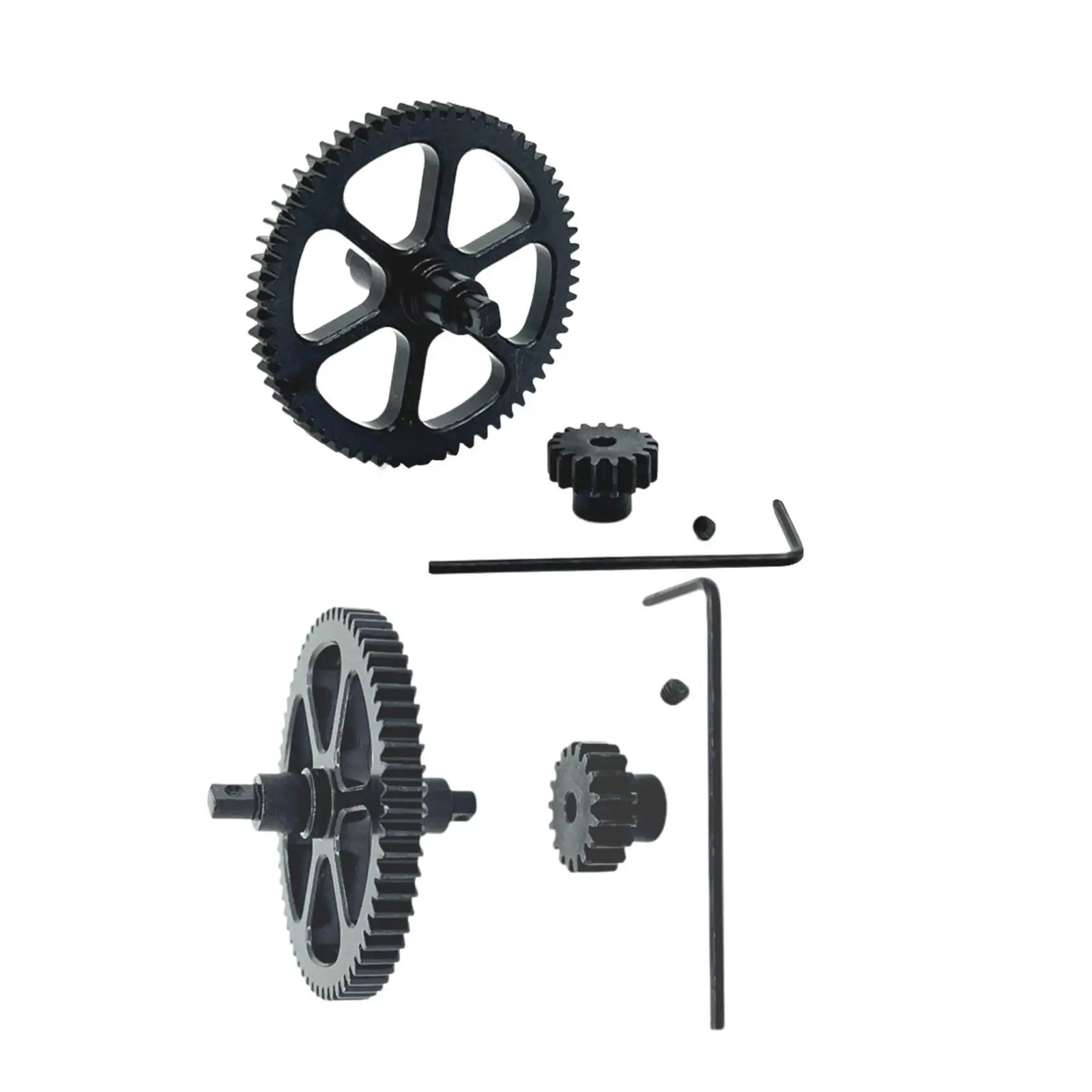 1/12 RC Gear Easy to Install Modification Metal Upgrade Parts RC Parts Replacement Gear for Wltoys 12428 124006 Fy01 Fy05