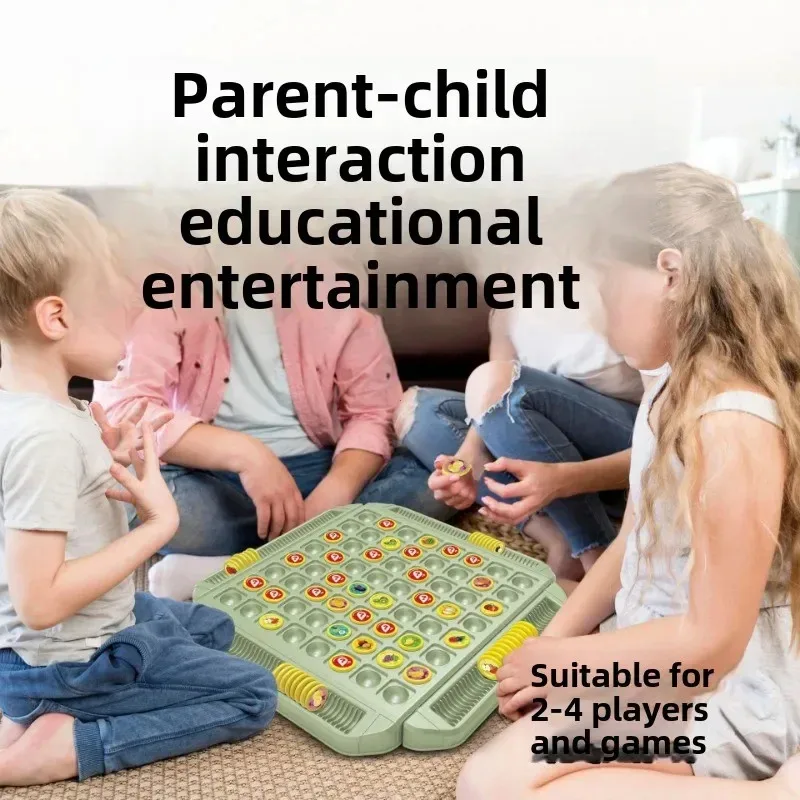 Juego de mesa con temática de frutas, estrategia, ajedrez, memoria, desafío, juguete educativo de aventura cognitiva para familia, niños, fiesta navideña - imagen 5