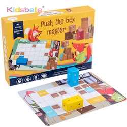 Little Fox Push the Sokoban Box - Juego de lógica para niños