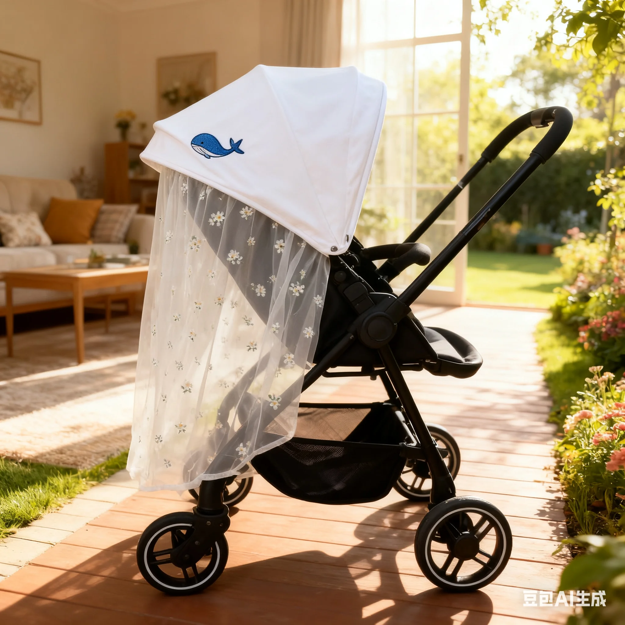 Protector solar transpirable para cochecito QX2D - imagen 5