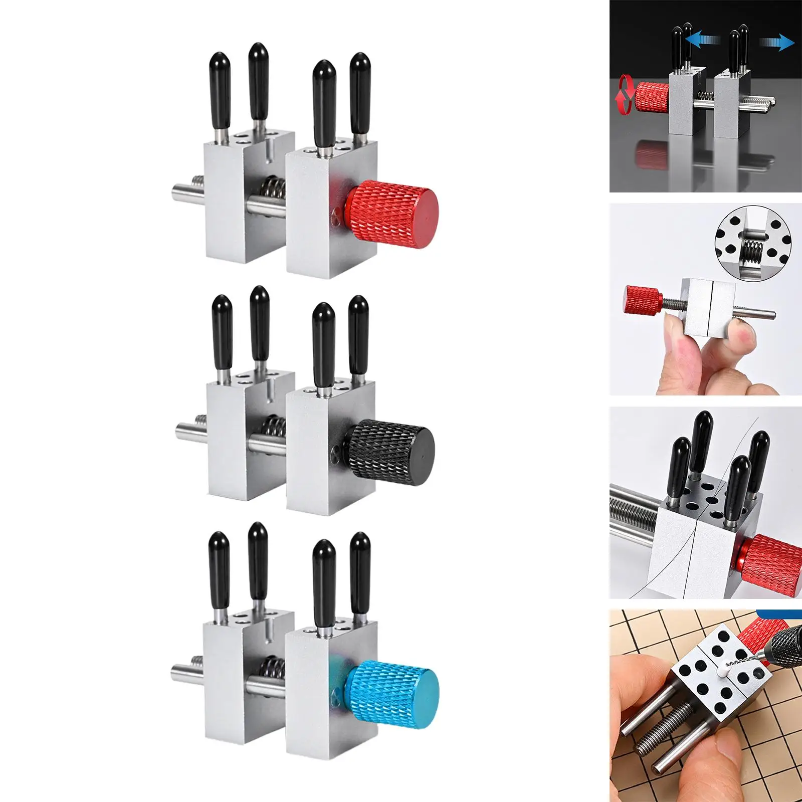 Handheld Metal Vise Bench Clamp for Model Parts Engraving Cutting Watch DIY