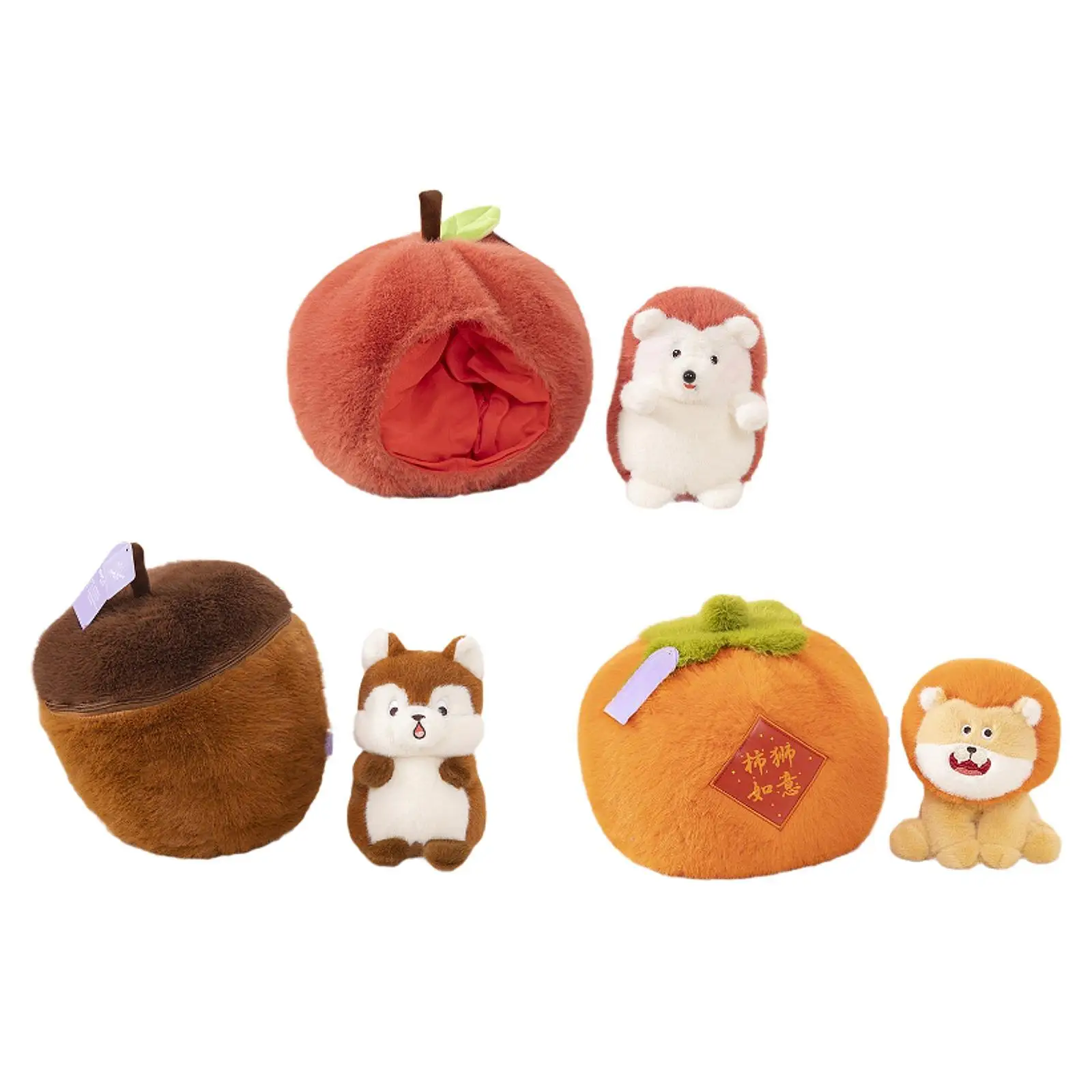 Cute Stuffed Animal Toy Gift Soft Washable Stuffed Animal Plaything Stuffed Doll Decor for Living Room Office Home Bedroom Decor