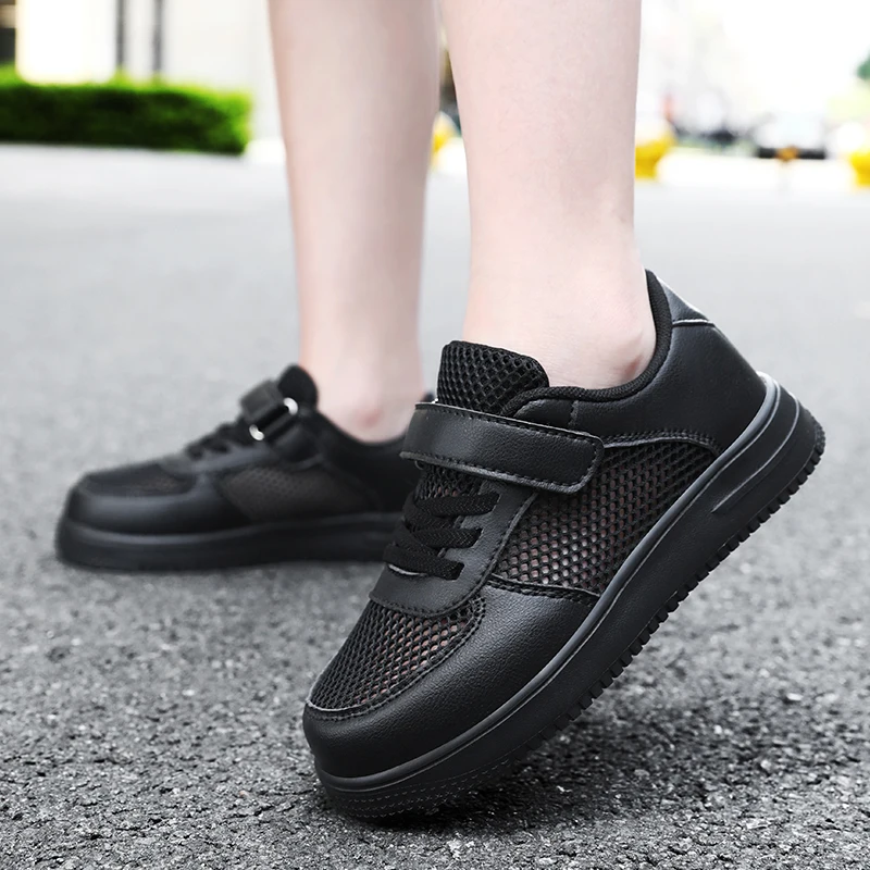 Venta caliente zapatillas de deporte para niños 2025 zapatillas para correr niños 6-13 años plataforma púrpura moda niños tenis deportes zapatillas de deporte para niñas - imagen 3