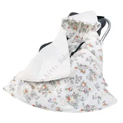Manta con capucha para cochecito – Cálida y suave para invierno