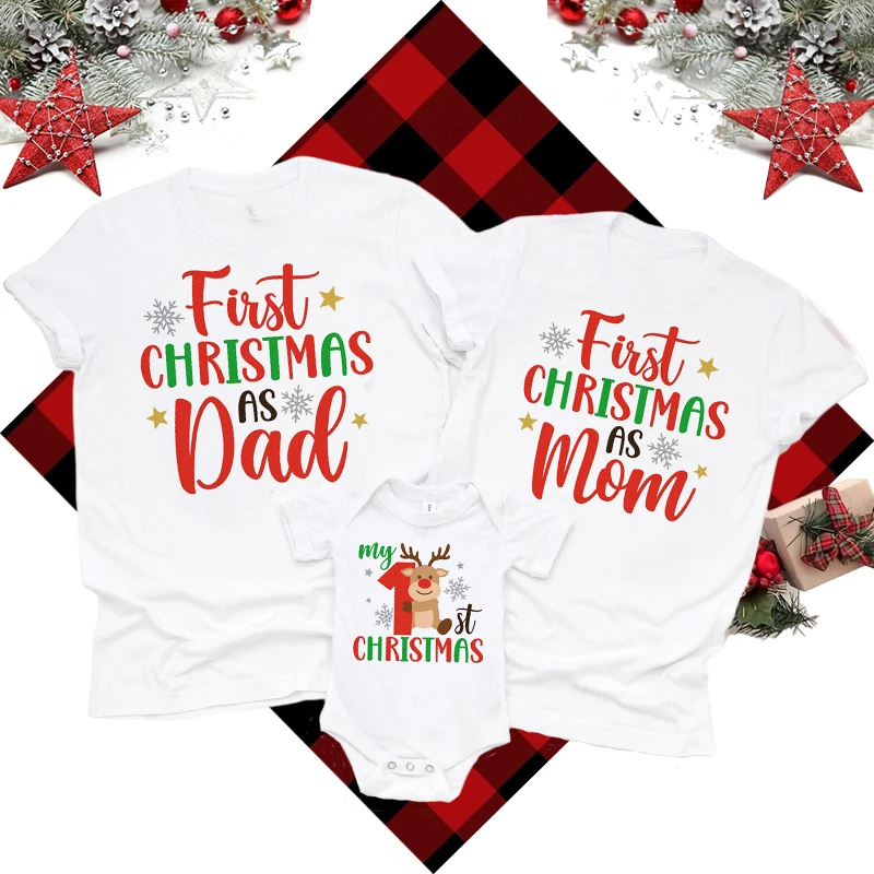 Conjunto navideño de pelele y camiseta para bebé - imagen 2