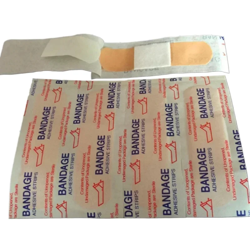 100 Uds 72x19mm tirita impermeable vendajes para la piel primeros auxilios yeso adhesivo para heridas viaje en casa campamento al aire libre kits de emergencia - imagen 3