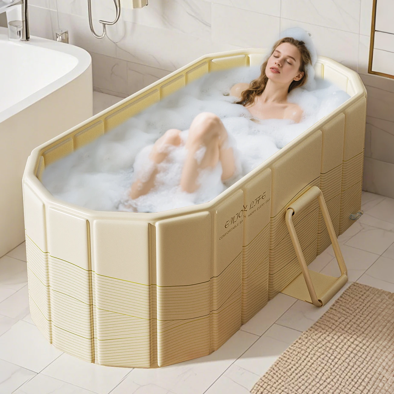 Bañera infantil plegable portátil para bebé – Uso interior y exterior - imagen 2