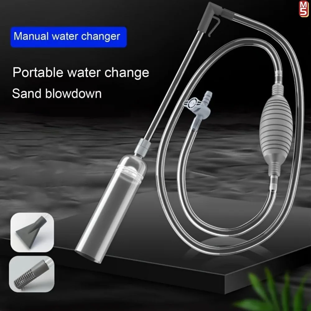 Kit de limpieza para acuario con sifón y tubo extensible - imagen 3