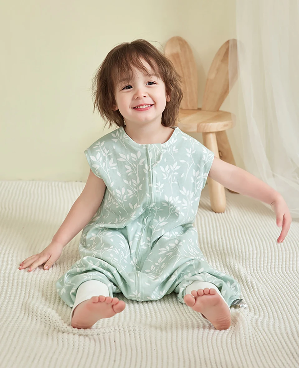 Pijamas infantil diseño Hierba con cremallera