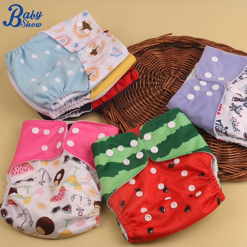 Babyshow Pañal de tela ecológico reutilizable lavable - imagen 5
