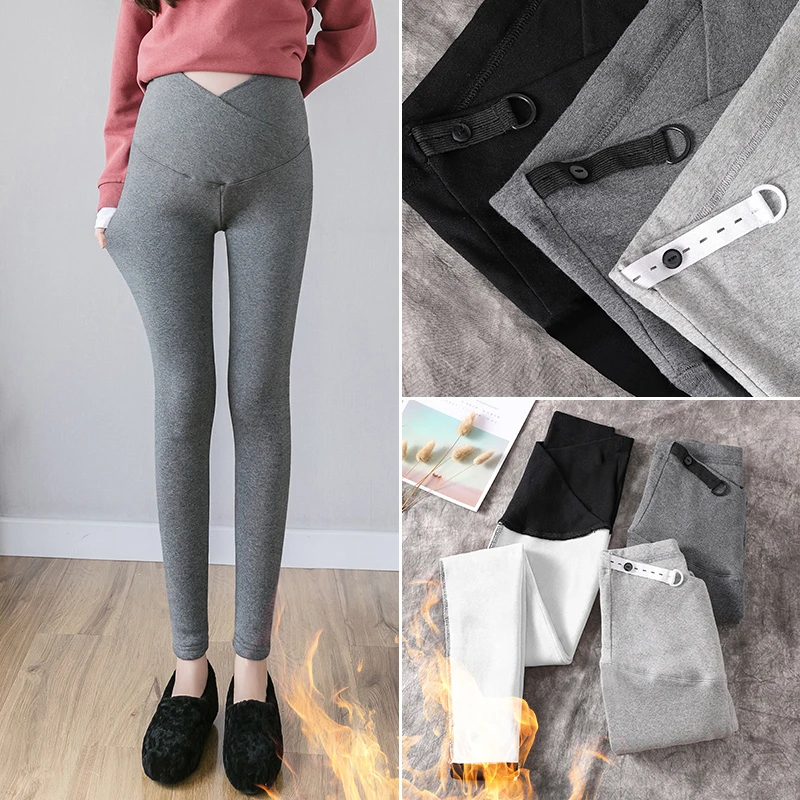 Leggings de maternidad de algodón – Cómodos, ajustados y cálidos - imagen 2