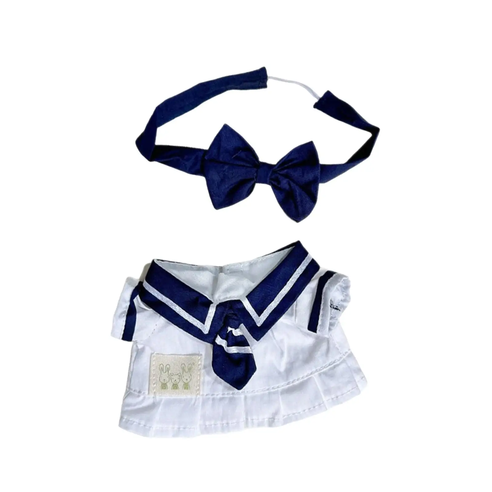 Doll Clothes Uniform Set DIY Doll Dress up Toy Cosplay Navy Skirt Suit Doll Clothes for 20cm Doll Make Your Own Doll Kids Toy