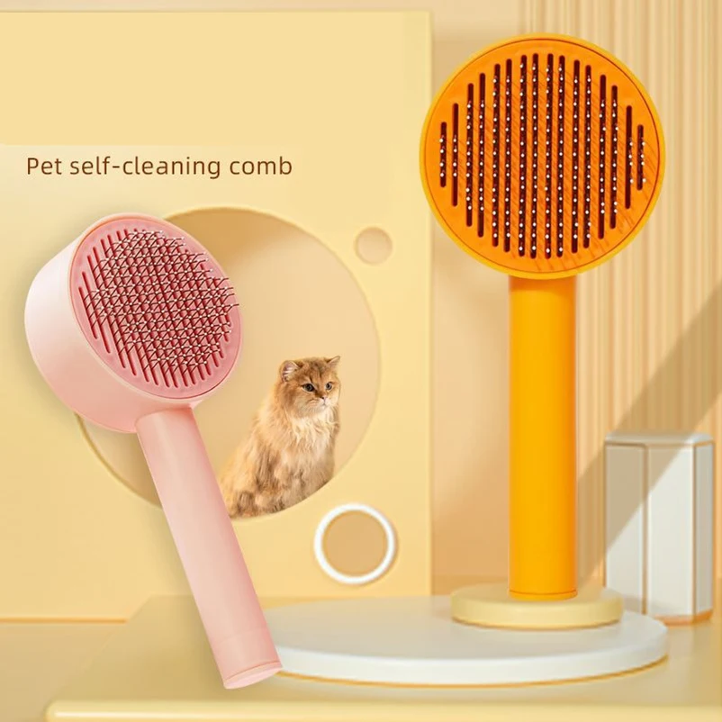 Peine para gatos, peine para gatos para quitar el pelo flotante, peine con aguja, peine para perros, peine para gatos, productos para mascotas - imagen 2