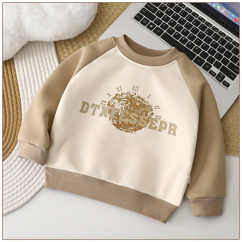 Sudadera con capucha de forro polar para niños y niñas - imagen 2