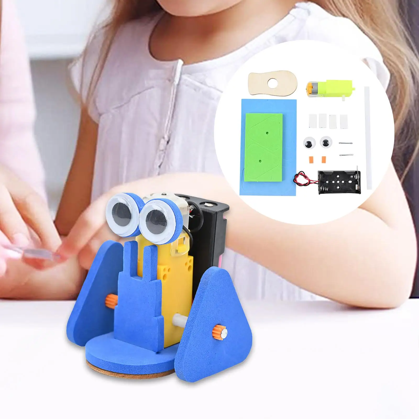 Robotics Science Experiment Toy Electronic Motor for Outdoor Summer Holiday