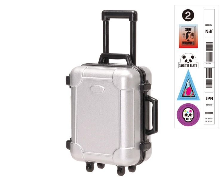 Suitcase silver M