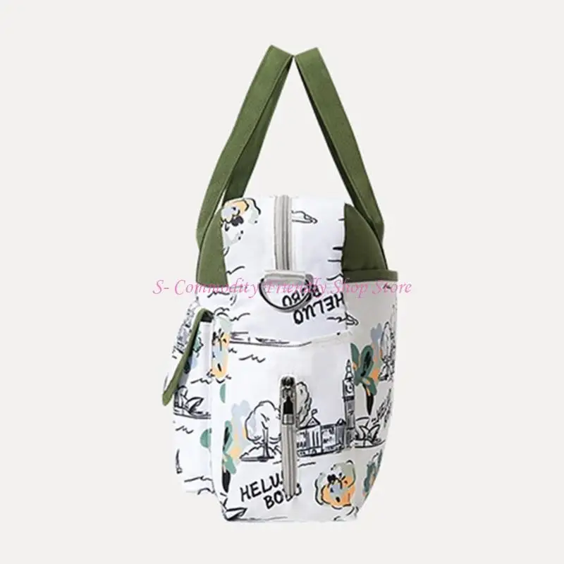 Bolso viaje bolso 85ae mamá bolso hombro único con múltiples compartimentos bolsas mamá resistentes agua para - imagen 5