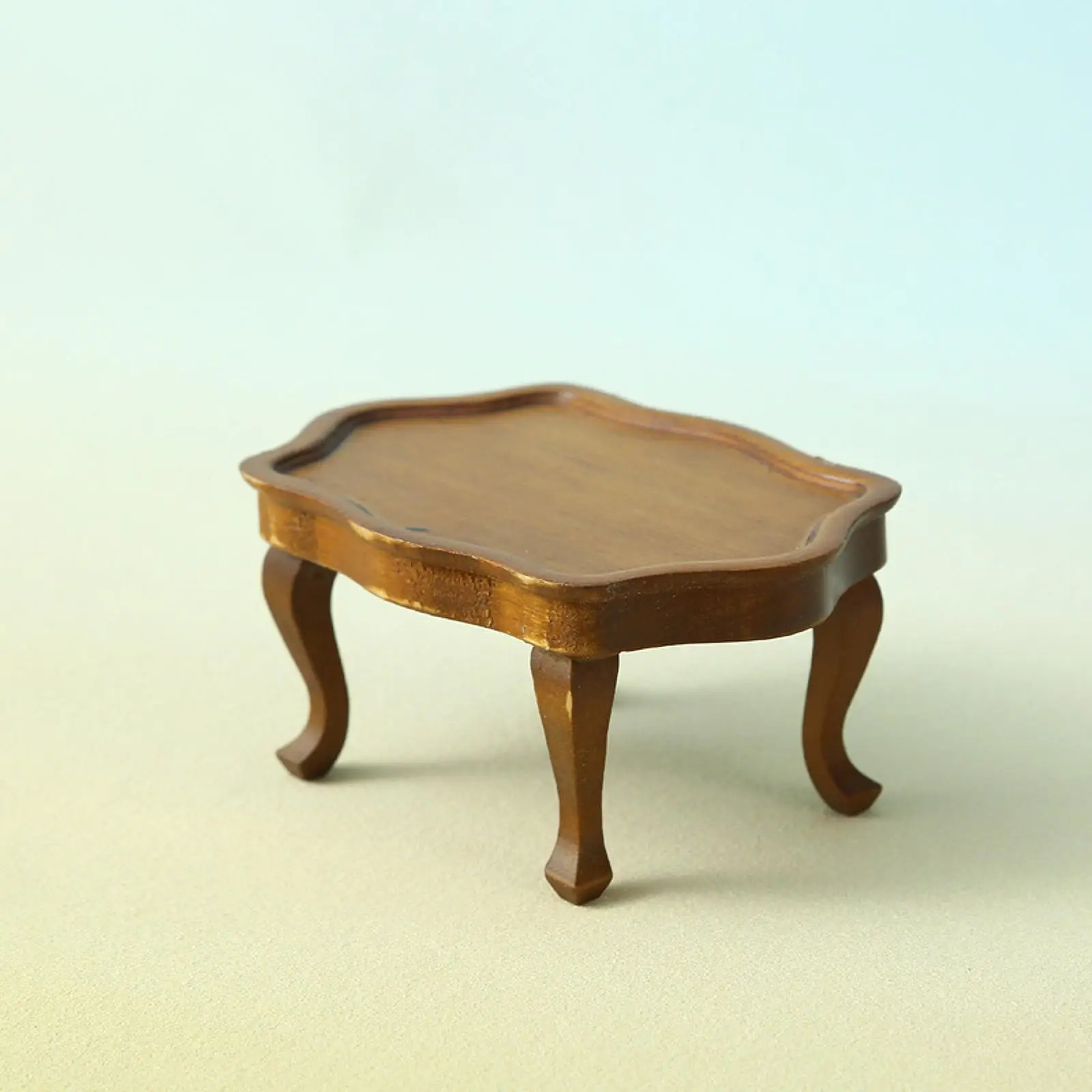 1:12 Dollhouse Table, Miniature Dollhouse Coffee Table, Miniature Desk, DIY Doll House for Ornaments Bedroom