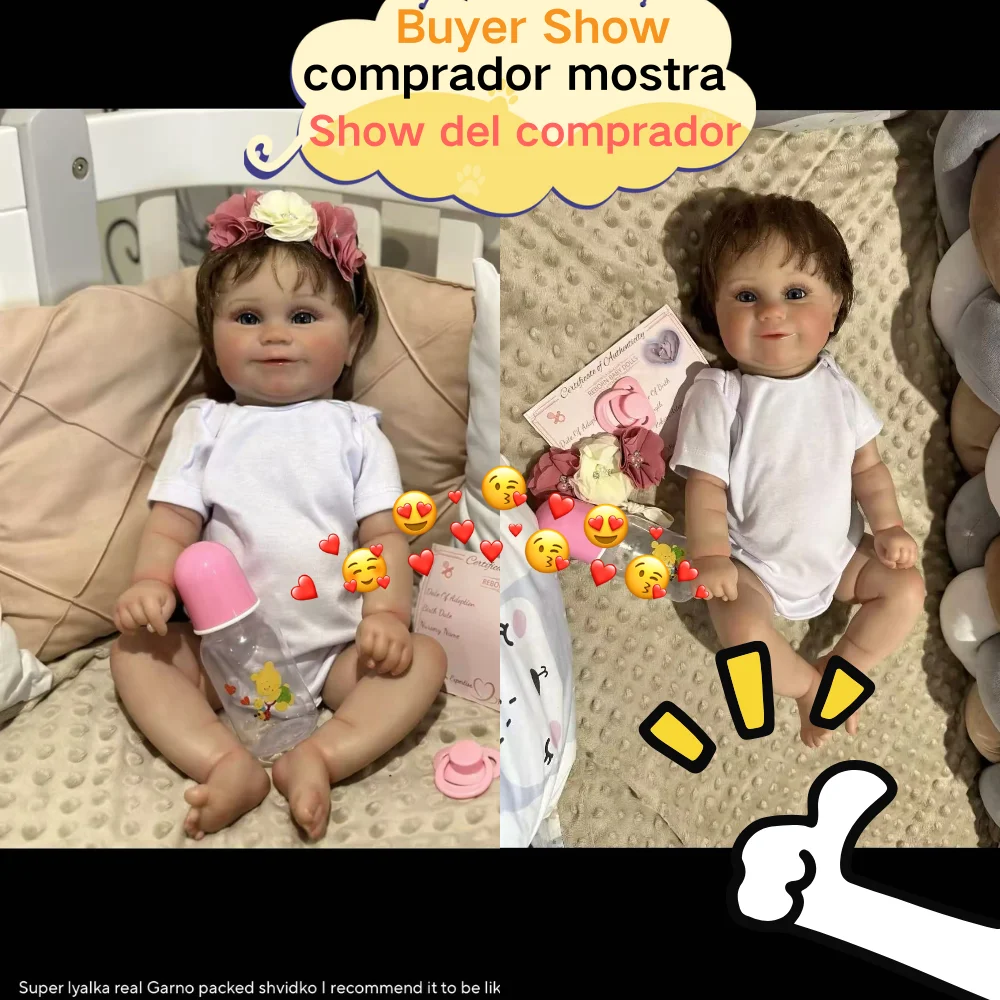 MRB Muñeca Reborn Maddie impermeable con venas visibles pintadas a mano