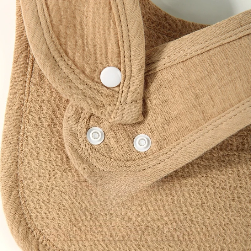 Baberos de gasa algodón para bebés – súper absorbentes y suaves - imagen 3
