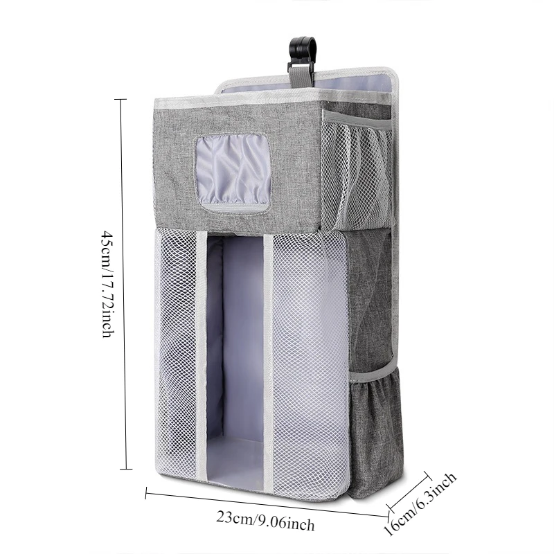 Bolsa de pañales multifuncional Oxford para bebé organizador colgante - imagen 2