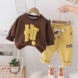 Conjunto de sudaderas para niños – Cuello redondo primavera y otoño
