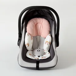 Cojín grueso de algodón para cochecito bebé extraíble y lavable