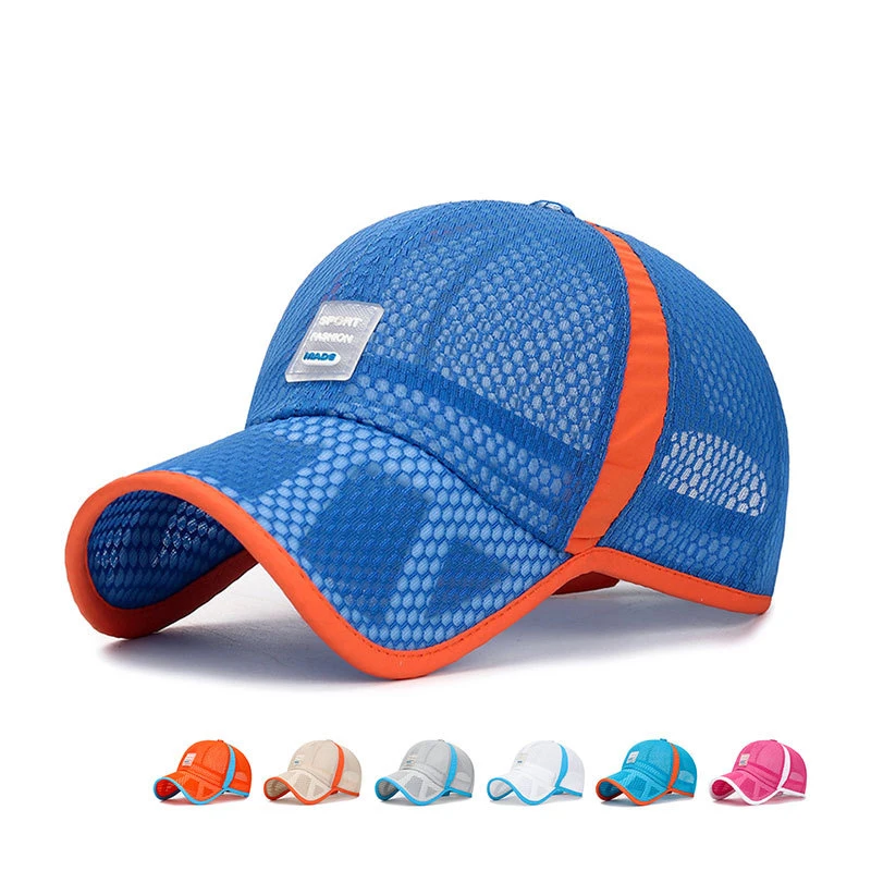 Bonita gorra de béisbol de malla para niños de 4 a 14 años, novedad de verano, sombrero para el sol para estudiantes, gorras Snapback para niños y niñas, sombrero informal, sombrero de pesca para niños - imagen 2