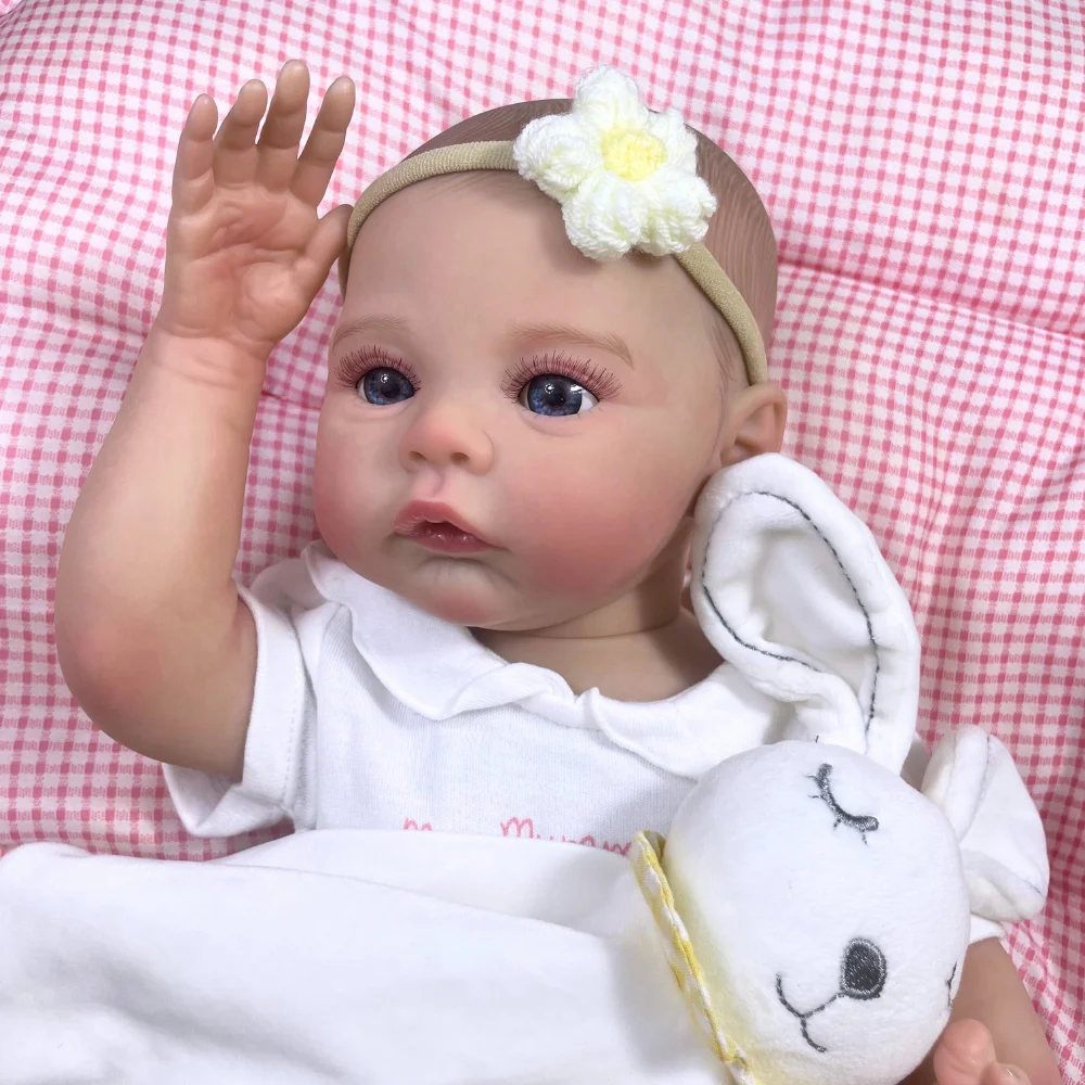 MRB muñeca reborn recién nacido – Cuerpo vinilo lavable con venas 3D - imagen 4