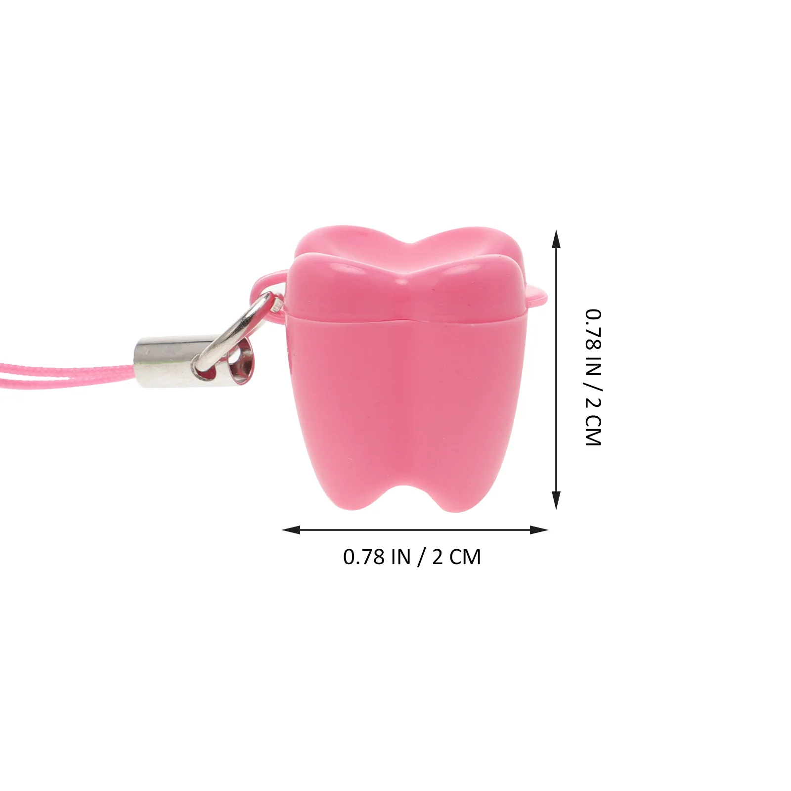 Caja de almacenamiento de 20 piezas para bebé, diseño de oso bonito, collar de plástico para niños, estuche de recuerdo de dientes para niños, collar de plástico - imagen 4