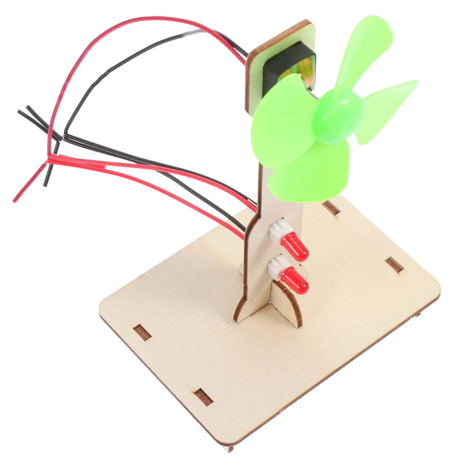 Generador de viento hecho a mano, Kit de experimentos educativos de ciencia para niños de primaria, entrenamiento de capacidad cognitiva, 1 Uds. - imagen 4