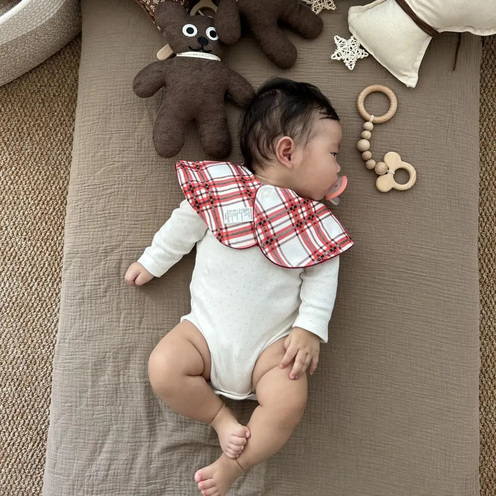 Baberos de algodón suave de dos caras para bebé, nueva toalla de Saliva estampada, paños para eructar para recién nacidos suaves y transpirables para niños y niñas, babero para alimentar babas - imagen 5