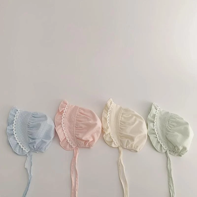 Gorro algodón M76C, gorro para para bebé, cubierta para cabeza transpirable, cómoda para salidas divertidas - imagen 3