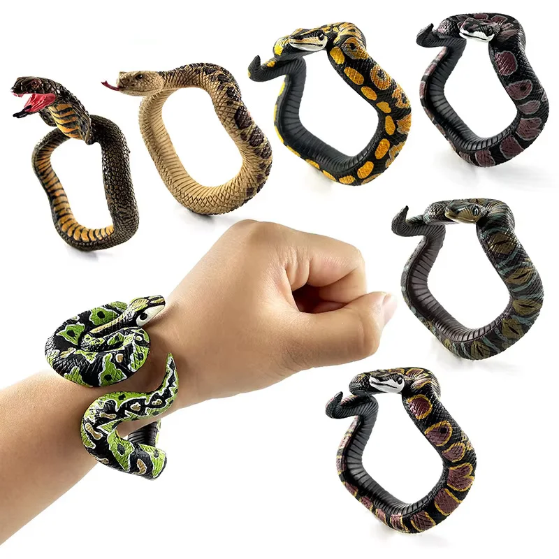 Pulsera Halloween para niños – Serpiente miniatura decorativa - imagen 3