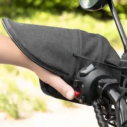 1 par de cubiertas para manillar de motocicleta, cubierta protectora de mano para batería de coche, protector solar de verano, guantes de sombreado térmico, manijas para parabrisas de lluvia