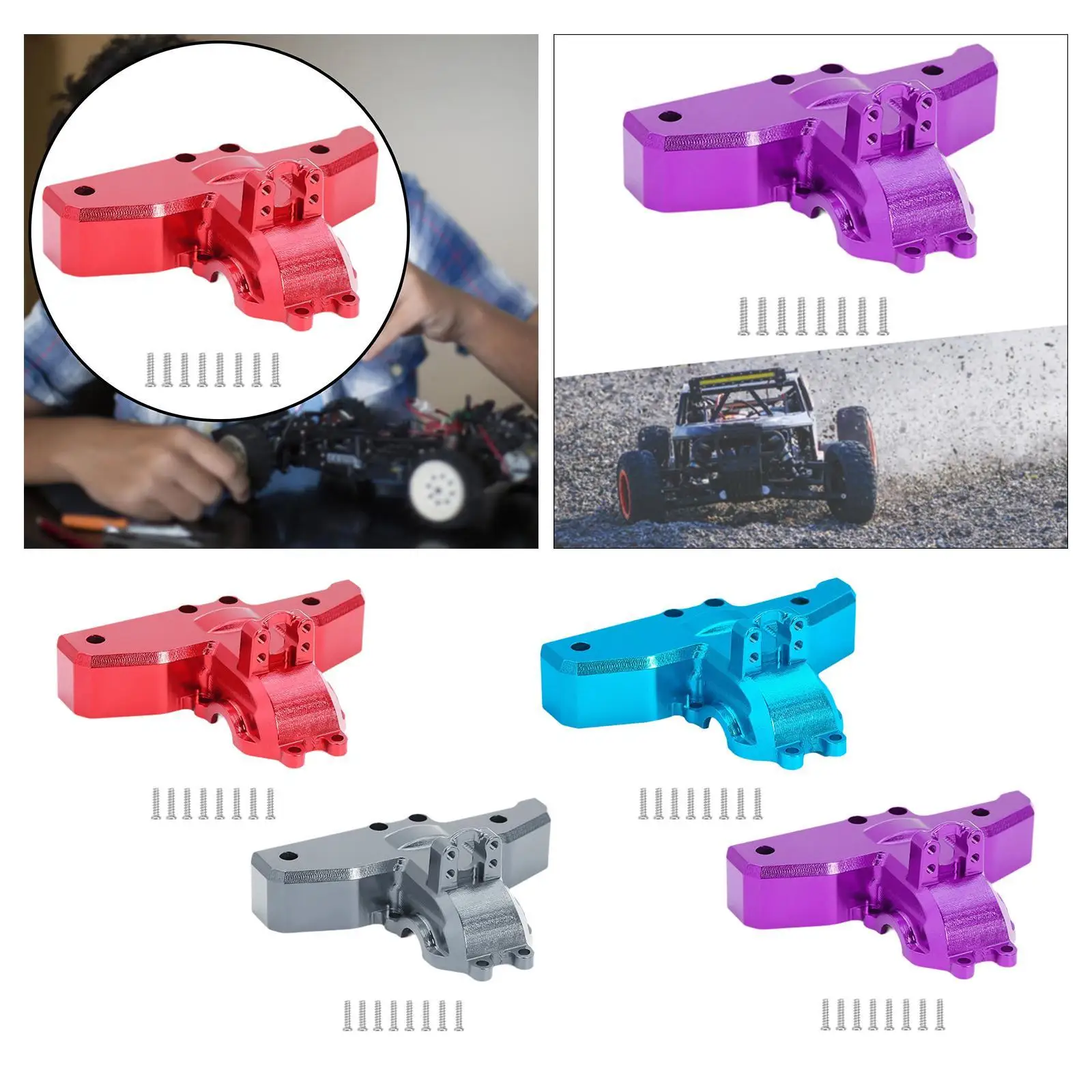 1:14 RC Car under Gearbox Covers Metal Rear Upper Replacement Anti Collision Differential Case Cover for 14209 14210 DIY Accs 1:14 RC Car under Gearbox Covers Metal Rear Upper Replacement Anti Collision Differential Case Cover for 14209 14210 DIY Accs