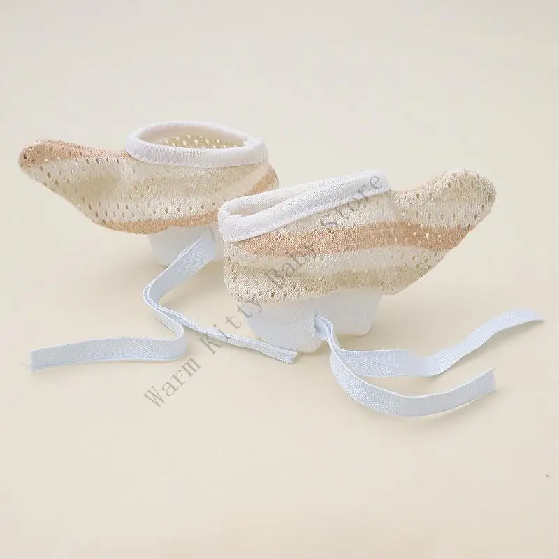 XXFE 1 par protectores manos ajustables para bebés para romper succión los dedos, cómodos algodón, lavables a - imagen 5