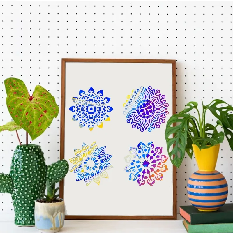 Plantillas de mandala para niños: dibujo reutilizable y lavable - imagen 2