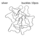 buckles silver