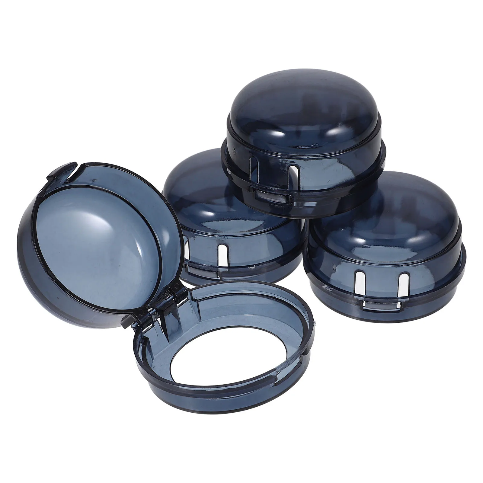 4 Uds. Cubiertas protectoras para estufa de Gas protector de interruptor cubiertas de perilla de estufa a prueba de niños cerraduras de seguridad cerraduras de plástico duraderas - imagen 5