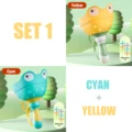 cyan and yellow