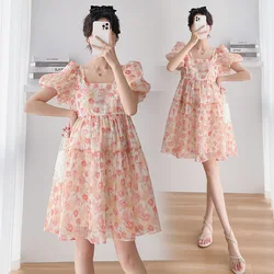 Vestido de maternidad floral verano – Holgado cómodo para embarazadas
