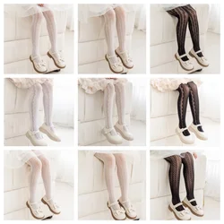 Pantimedias de encaje floral para niña - Primavera