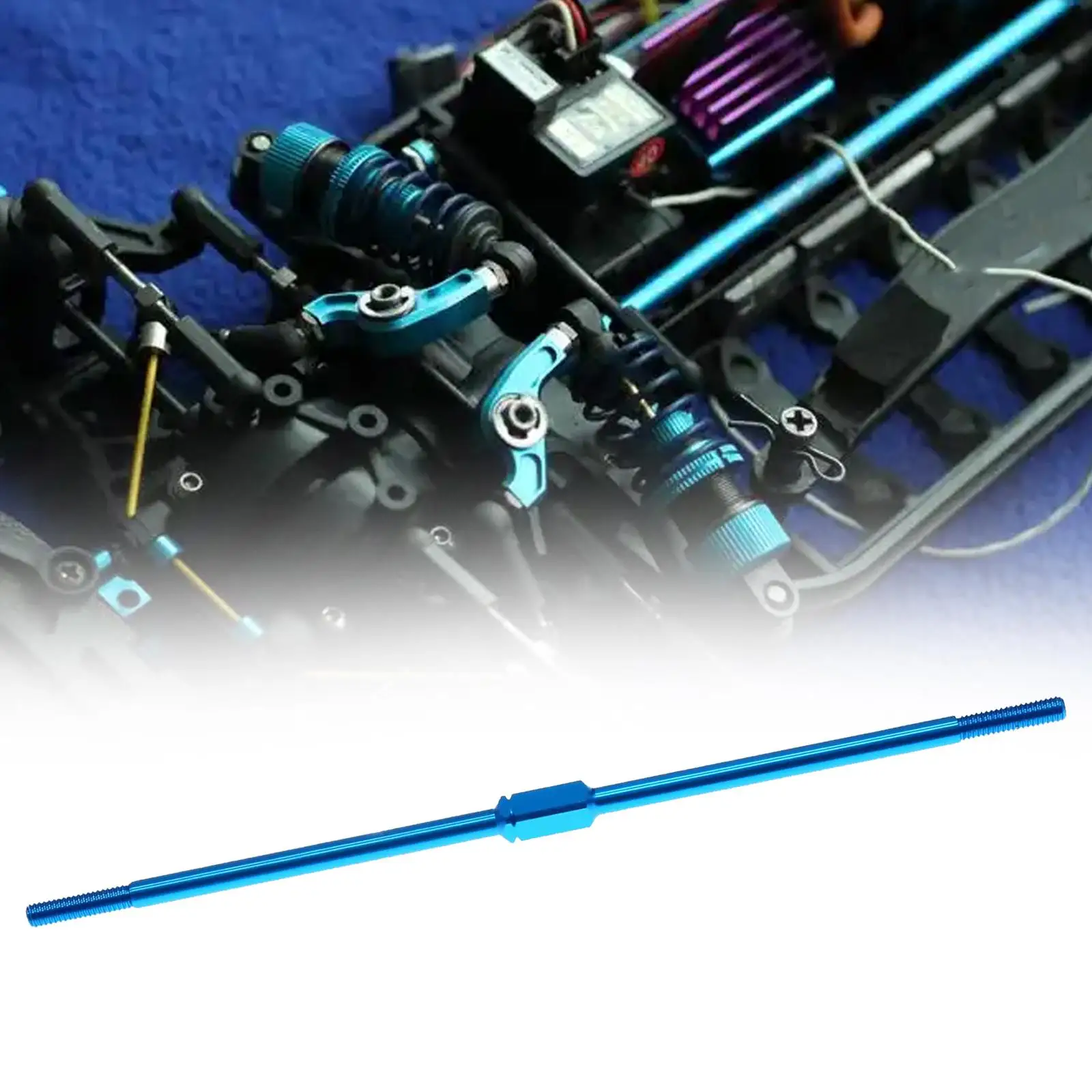 Aluminum Alloy Turnbuckle Shaft RC Car Accessory 3x106mm Steering Push Rod for RC Car Aluminum Alloy Turnbuckle Shaft RC Car Accessory 3x106mm Steering Push Rod for RC Car