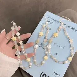 Cordón colgante con perlas y estrellas para móvil – Manualidad infantil