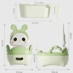 Orinal infantil tipo taburete con asiento ergonómico para niños