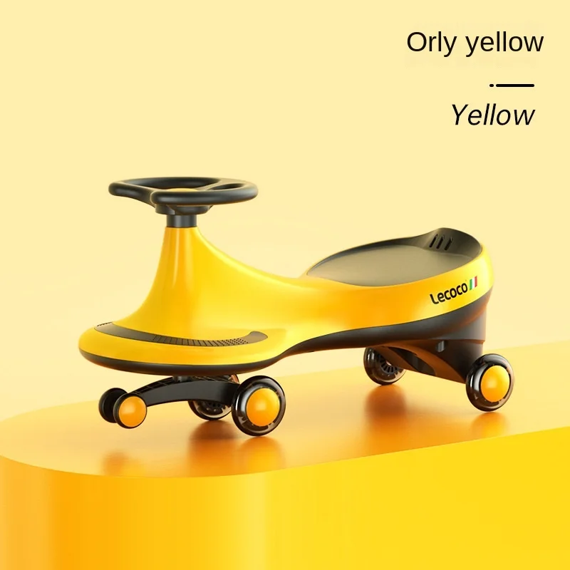LazyChild-patinete de coche giratorio Simple y cómodo, rueda silenciosa con Flash, entrenamiento sensorial temprano para niños, Yo-Yo - imagen 3